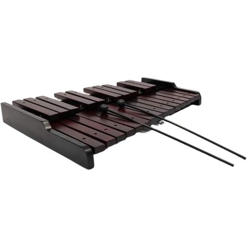  [아마존베스트]Diy Family Store Professional Xylophone 25 Note Wooden Percussion Educational Musical Instrument Gift with 2 Beaters for Adults and Children 100% of Annatto 4.1 kg Including Case