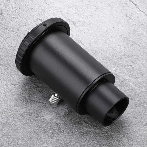  Diyeeni 1.25 Inch Telescope Camera Adapter, Telescope Extension Tube with M42 Thread T2 Tring Mount for SLR DSLR Camera Take Photos