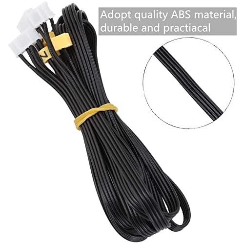  Diyeeni Stepper Motor Cable for 3D Printer,1.5m Double Z-axis Motor Connection Cable for CR-10/CR-10S/CR-10X/CR-10PRO/Ender-3,Solve The Multi-Wire Winding Problem.
