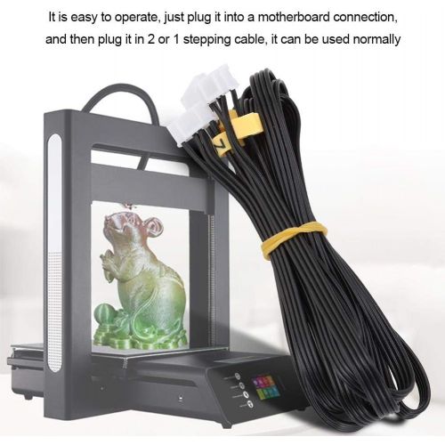  Diyeeni Stepper Motor Cable for 3D Printer,1.5m Double Z-axis Motor Connection Cable for CR-10/CR-10S/CR-10X/CR-10PRO/Ender-3,Solve The Multi-Wire Winding Problem.