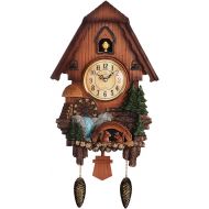 DIyida Vivid Large Cuckoo Clock、Wall Cuckoo Clock,chime has automatic Shut-Off [Kitchen & Home]