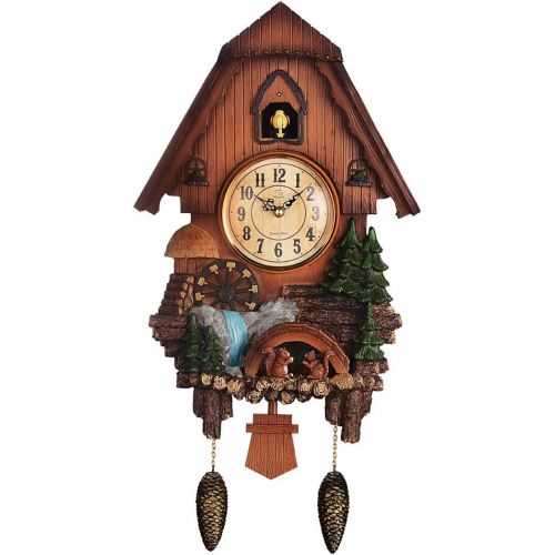  DIyida Vivid Large Cuckoo Clock、Wall Cuckoo Clock,chime has automatic Shut-Off [Kitchen & Home]