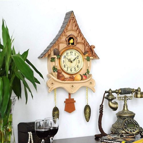  DIyida Vivid Large Cuckoo Clock、Wall Cuckoo Clock,chime has automatic Shut-Off [Kitchen & Home]