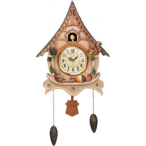  DIyida Vivid Large Cuckoo Clock、Wall Cuckoo Clock,chime has automatic Shut-Off [Kitchen & Home]