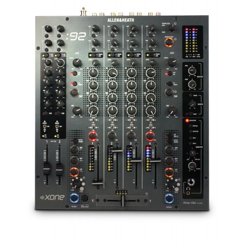  Allen & Heath Xone:92 Fader Professional 6 Channel ClubDJ Mixer With Faders