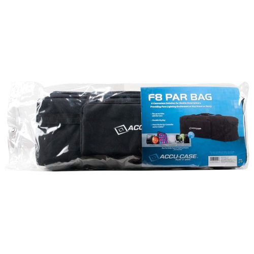  ADJ Products American DJ Padded Gig Accu Case for Slim LED Mega Par Profile Light, F8 Par Bag (2 Pack)