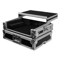 Pro-X ProX Cases XS-MIXDECKEX-LT Numark Mixdeck Express DJ MIDI Controller ATA Road Gig Ready Flight Case wGliding Laptop Shelf