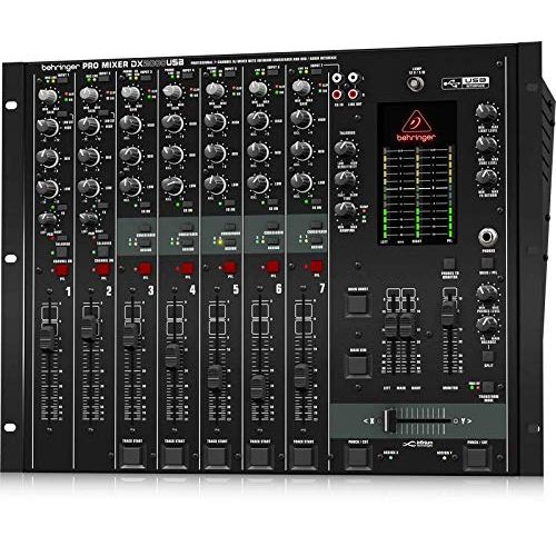  Behringer Pro Mixer DX2000USB Professional 7-Channel DJ Mixer