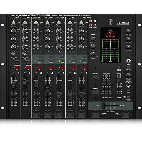  Behringer Pro Mixer DX2000USB Professional 7-Channel DJ Mixer