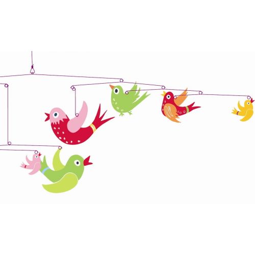  Djeco Hanging Mobile, Colorful Flights of Fancy