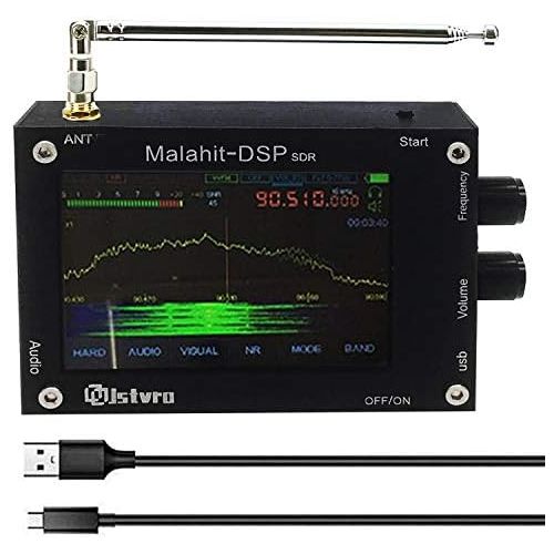  DmgicPro New 1.10b 3.5 50KHz 2GHz Malachite DSP SDR Receiver Malahit SDR Shortwave Radio Receiver Malahit DSP SDR Receiver Aluminium Alloy with Cooling Hole