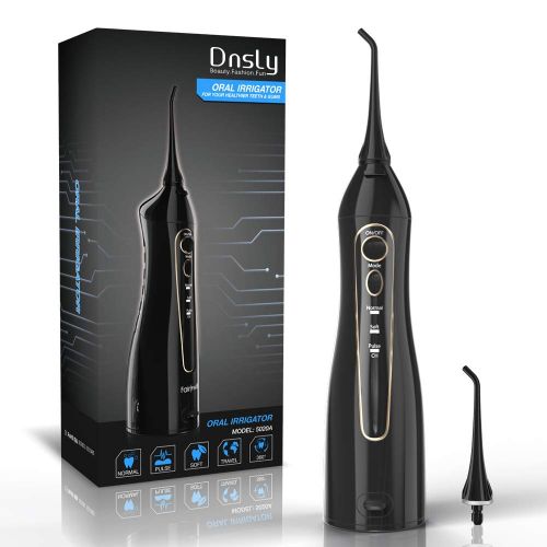  Dnsly Cordless Water Flosser for Teeth, Rechargeable Oral Irrigator Portable for Home and Travel, 3...