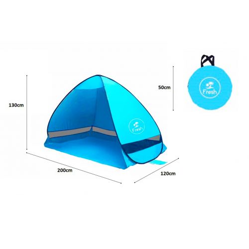  Do Right Outdoor Products Pop Up Baby Beach Tent, Portable, UV Protection, Waterproof Tent for The Beach, The Park, Hiking, Picnics, Fishing or Camping (Blue)