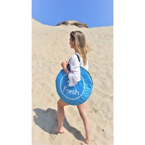  Do Right Outdoor Products Pop Up Baby Beach Tent, Portable, UV Protection, Waterproof Tent for The Beach, The Park, Hiking, Picnics, Fishing or Camping (Blue)