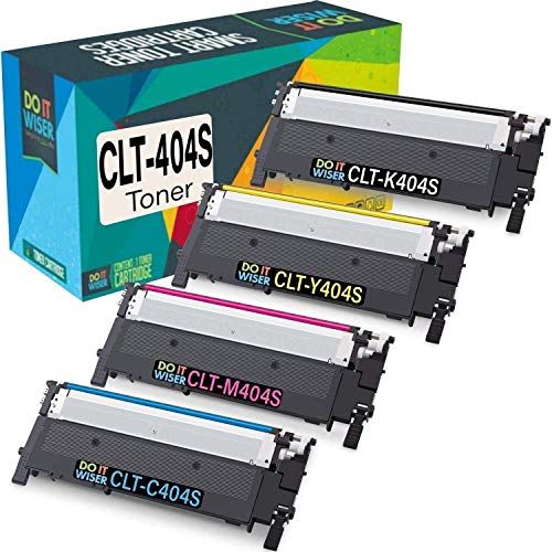  Do it Wiser Compatible Toner Cartridge Replacement for Samsung CLT-K404S CLT-C404S CLT-M404S CLT-Y404S CLT 404S to use with C480FW C430W SL-C430W SL-C480FW SL-C480FN Printers (4 Pa