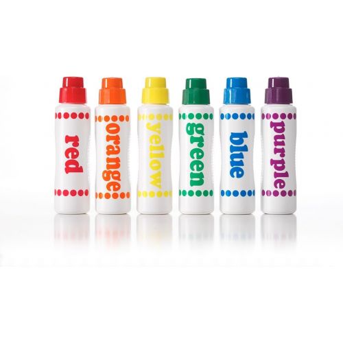  [아마존베스트]Do A Dot Art! Markers 6-Pack Rainbow Washable Paint Markers, The Original Dot Marker