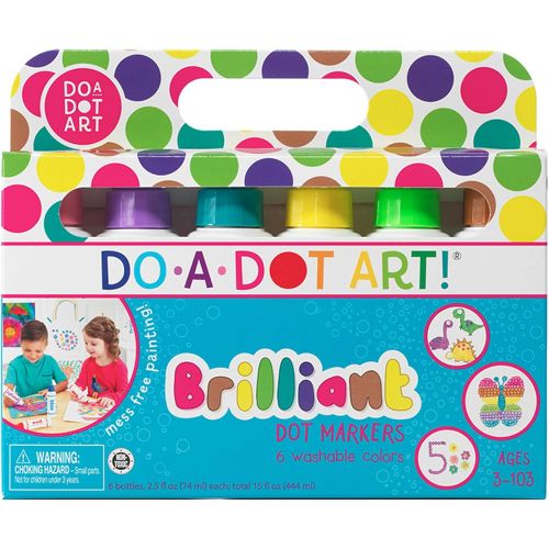  Do.A.Dot Art! Do A Dot Art! Markers Brilliant Washable 6 pack, The Original Dot Marker