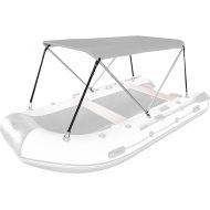 DoCred Foldable Bimini Top Boat Cover Canopy Cover 2Bow Bimini Top(63