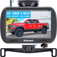[아마존베스트]DoHonest S23 HD 1080P Wireless Backup Camera with 5 Inch TFT Monitor Driving/Reversing Kit, Stable Digital Signal Rear View Camera for Trucks,Vans,Campers,Cars,RVs Super Night Visi