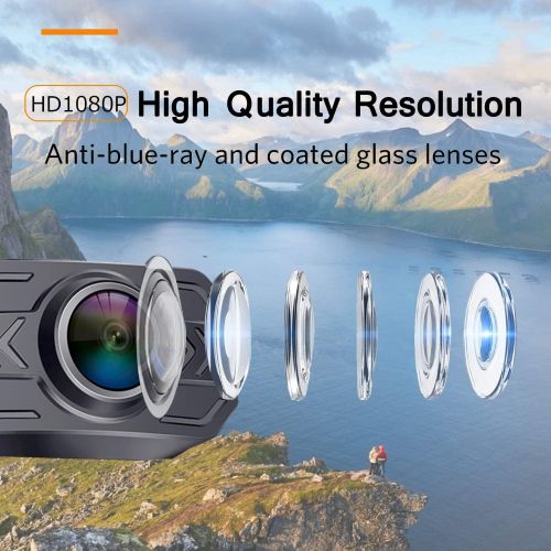  [아마존베스트]DoHonest V29 HD 1080P Digital Wireless Backup Camera 7 Split Screen Monitor for Trucks,Cars,Campers,Vans, Observation System with Stable Signal,IP69 Waterproof,Super Night Vision,G