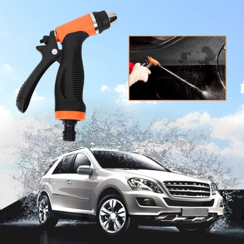  DoMoment Elektrische Autowaschmaschine 12V Hochdruck-Autowaschpumpe Autowaschwasserpistole Englische Version fuer den Hausgebrauch