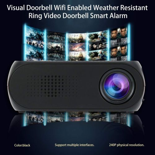  DoMoment YG320 LED Projector 1080P WiFi Screen Mirroring Support HDMI VGA AV USB Portable Mini Projector Home Theater Cinema