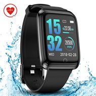 [아마존 핫딜]  [아마존핫딜]DoSmarter Smartwatch, Fitness Armband Trackers Wasserdicht Uhr mit Schrittzahler Pulsmesser Blueooth Armbanduhr fuer Herren Damen Kinder Android iOS