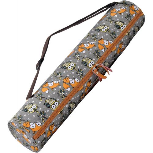  [아마존베스트]#DoYourYoga High-quality canvas canvas Yoga Bag, Sunita by # Doyour), Beautifully Crafted, for Extra Wide Yoga Mat and Gym Mat up to a height of 186x 63x 0.6cm, Various Premium Designs Avai