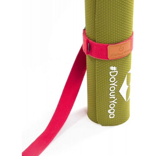  [아마존베스트]#DoYourYoga Yaro Yoga Strap Sturdy Metal Clasp Length 1.9 m / 2.5 m / 3 m Available in Twelve Trendy Colours Ideal Yoga Accessories for Stretching Exercises & Intricate Asanas