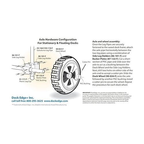  Dock Edge Dock & Boat Heavy Duty Lift Wheel