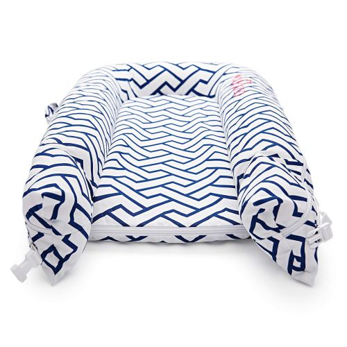 DockATot Deluxe+ Dock (Pristine White) - The All in One Baby Lounger - Perfect for Co Sleeping -...