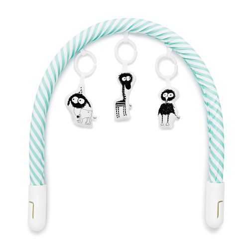  DockATot Toy Arch for Deluxe+ Dock (Black/White) - Compatible with All Deluxe+ Docks - Toys Sold Separately