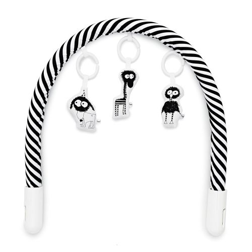  DockATot Toy Arch for Deluxe+ Dock (Black/White) - Compatible with All Deluxe+ Docks - Toys Sold Separately