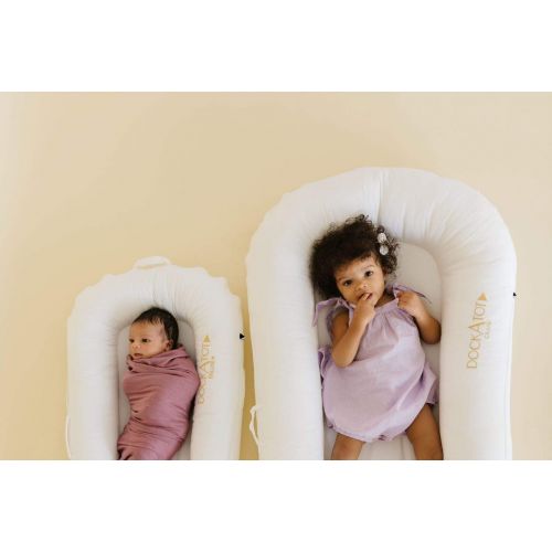  [아마존베스트]DockATot Deluxe+ Dock (Silver Lining) - The All in One Baby Lounger - Perfect for Co Sleeping - Suitable from 0-8 Months