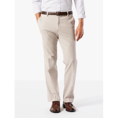  Dockers Mens Classic Flat Front Easy Khaki with Stretch