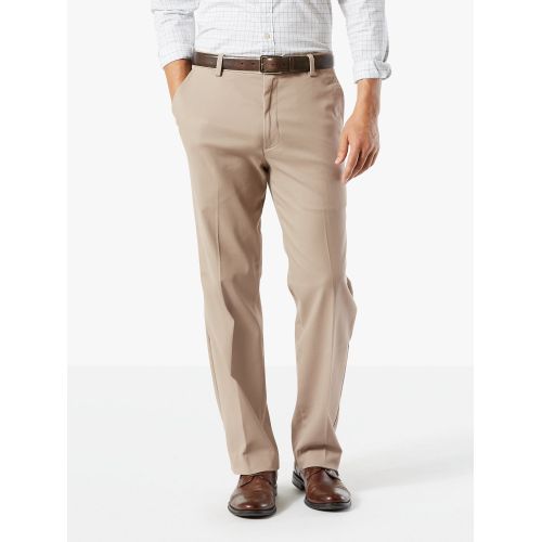  Dockers Mens Classic Flat Front Easy Khaki with Stretch
