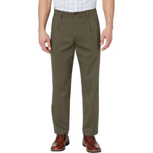  Dockers Mens Easy Khaki D3 Classic Fit Pleated Pants Olive Grove 44 30