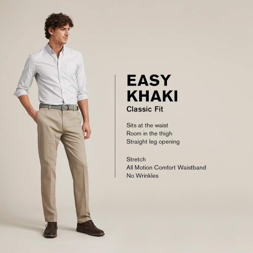 Dockers Mens Classic Fit Easy Khaki Pants