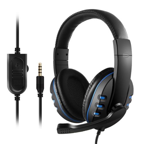  Docooler 3.5mm Wired Gaming Headphones Over Ear Game Headset Noise Canceling Earphone with Microphone Volume Control for PC Laptop Smart Phone