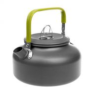 Docooler Camping Kettle - 1.1L & 1.6L Portable Ultra-Light Outdoor Hiking Camping Picnic Water Kettle, Teapot, Coffee Pot - Compact, Quick-Heat & Anti-scalding (0.8L)