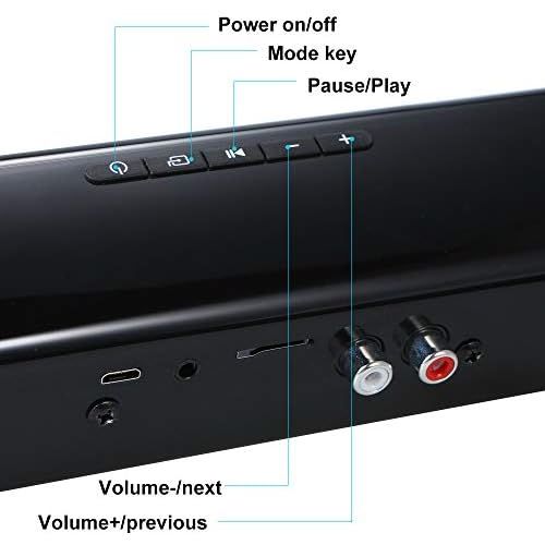  [아마존베스트]-Service-Informationen Docooler Soundbar BT 4.0 Wireless 3D Speaker with Subwoofer Remote Control for TV Multifunctional Stereo System Black