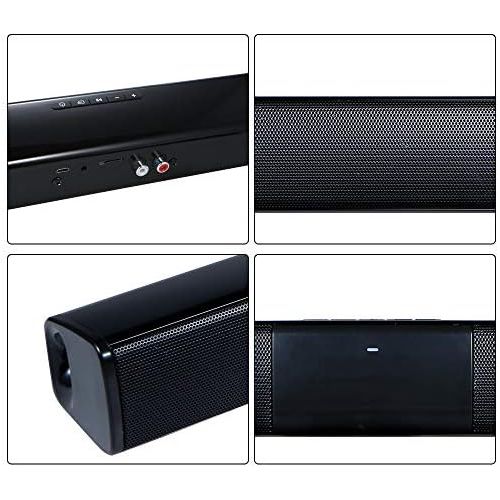  [아마존베스트]-Service-Informationen Docooler Soundbar BT 4.0 Wireless 3D Speaker with Subwoofer Remote Control for TV Multifunctional Stereo System Black