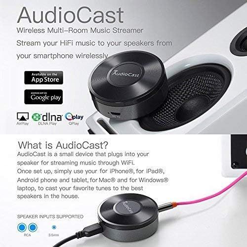  [아마존베스트]-Service-Informationen Docooler M5 AudioCast HIFI Music Receiver Airplay DLNA IOS & Android Airmusic 2.4G WIFI Audio Speaker for Spotify Wireless Sound Streamer