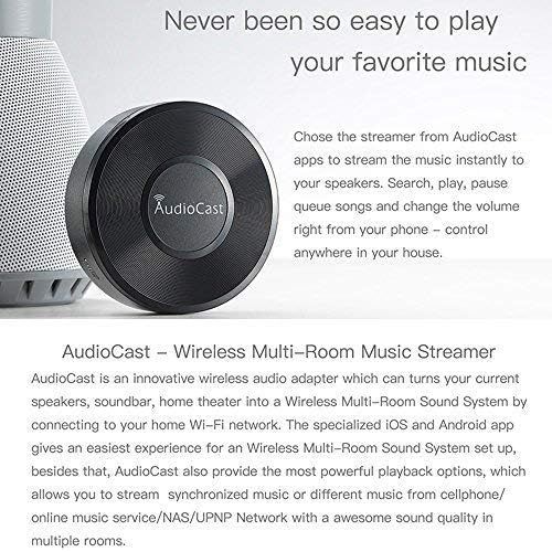  [아마존베스트]-Service-Informationen Docooler M5 AudioCast HIFI Music Receiver Airplay DLNA IOS & Android Airmusic 2.4G WIFI Audio Speaker for Spotify Wireless Sound Streamer