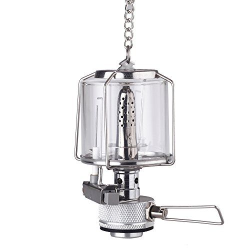  Docooler Mini Portable Camping Lantern Gas Light Tent Lamp Torch Hanging Lamp