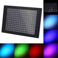 Docooler 35W 192 LEDs Stage RGB Effect Light Flat Panel Light Flash Strobe DMX512/ Sound Activated/ Auto Run/ Master-slave for Party Disco DJ KTV