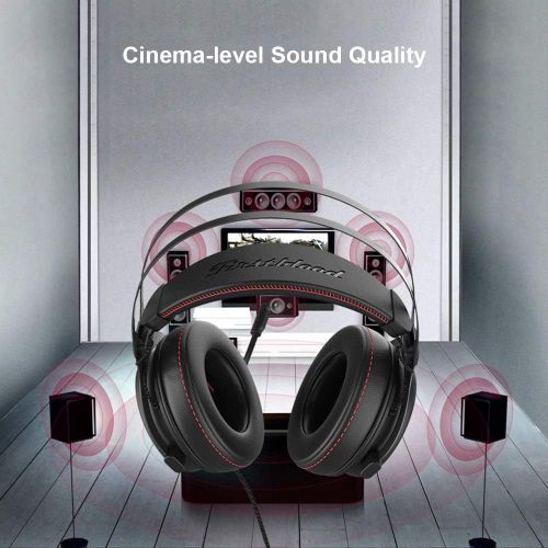  Docooler Wired Gaming Headphone Surround Sound Headset with Mic for PS4 PC Laptop Headphone Ajazz