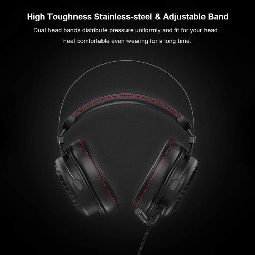  Docooler Wired Gaming Headphone Surround Sound Headset with Mic for PS4 PC Laptop Headphone Ajazz