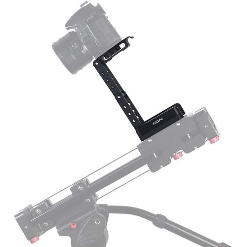  Docooler*a Z-Shaped Flex Tilt Tripod Head Aluminum Alloy Folding Z Tilt Head 360° Rotary Quick Release Plate Stand Mount Spirit Level Compatible with Canon Nikon Sony Pentax DSLR Camera