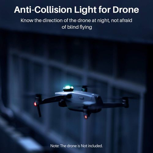  Docooler*a Drone Strobe Light Flashing Light 3 Colors Slow Fast Flashing Compatible with DJI Drone DJI Mavic AIR 2 and Most Drone Replacement Accessories